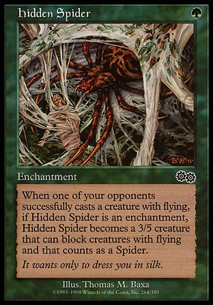 MTG: Urzas Saga 264: Hidden Spider 