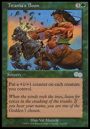 MTG: Urzas Saga 276: Titanias Boon 