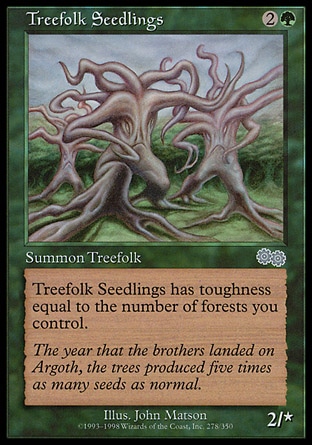 Magic: Urzas Saga 278: Treefolk Seedlings 