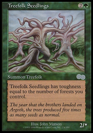 MTG: Urzas Saga 278: Treefolk Seedlings 