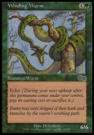 MTG: Urzas Saga 285: Winding Wurm 