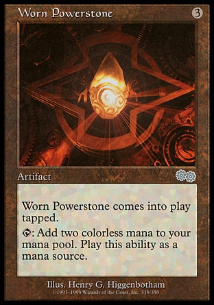 MTG: Urzas Saga 318: Worn Powerstone 