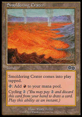 MTG: Urzas Saga 328: Smoldering Crater 