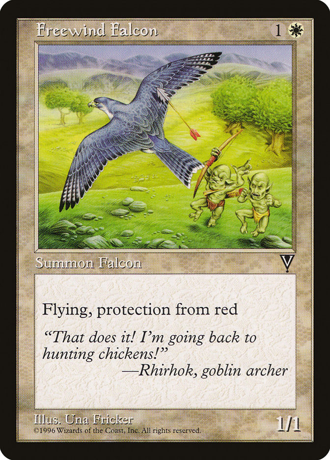 MTG: Visions: 005: Freewind Falcon 
