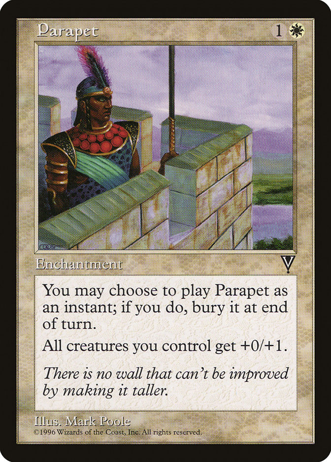 MTG: Visions: 014: Parapet 