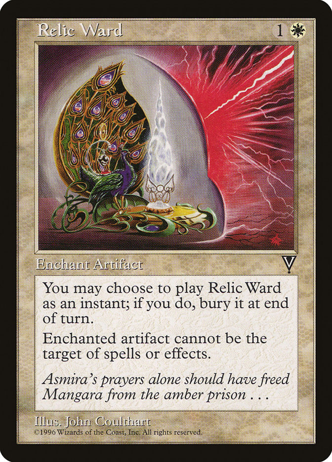 MTG: Visions: 016: Relic Ward 