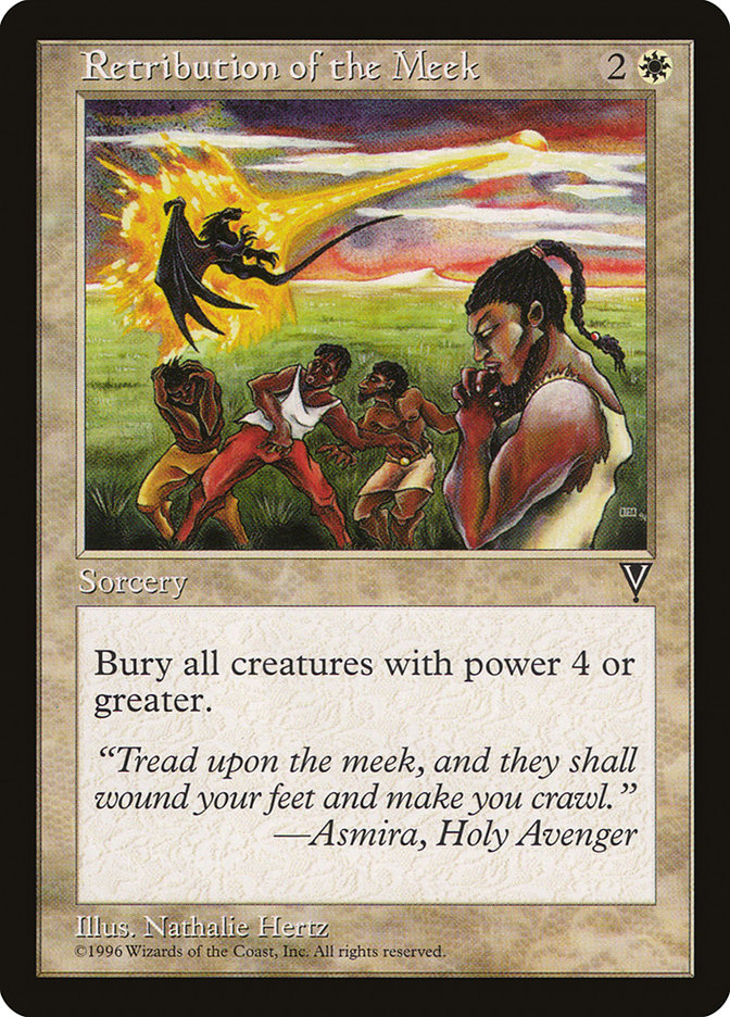 MTG: Visions: 019: Retribution of the Meek 