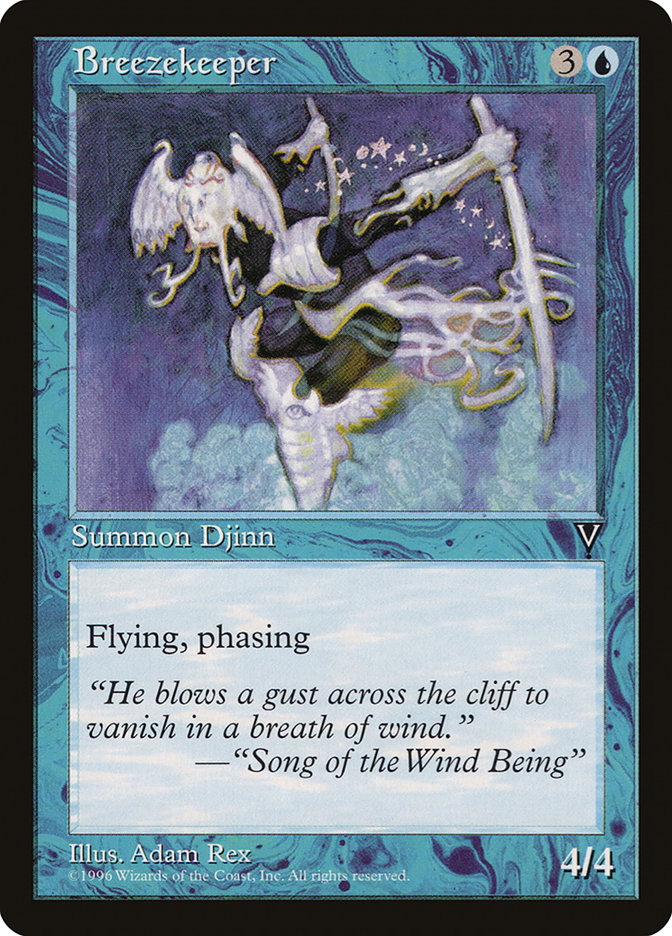 MTG: Visions: 027: Breezekeeper 