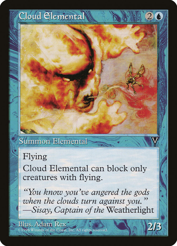 MTG: Visions: 029: Cloud Elemental 