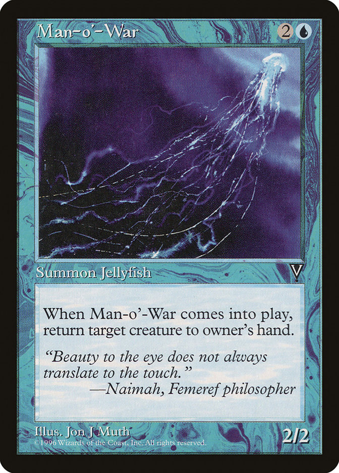 MTG: Visions: 037: Man-o-War 