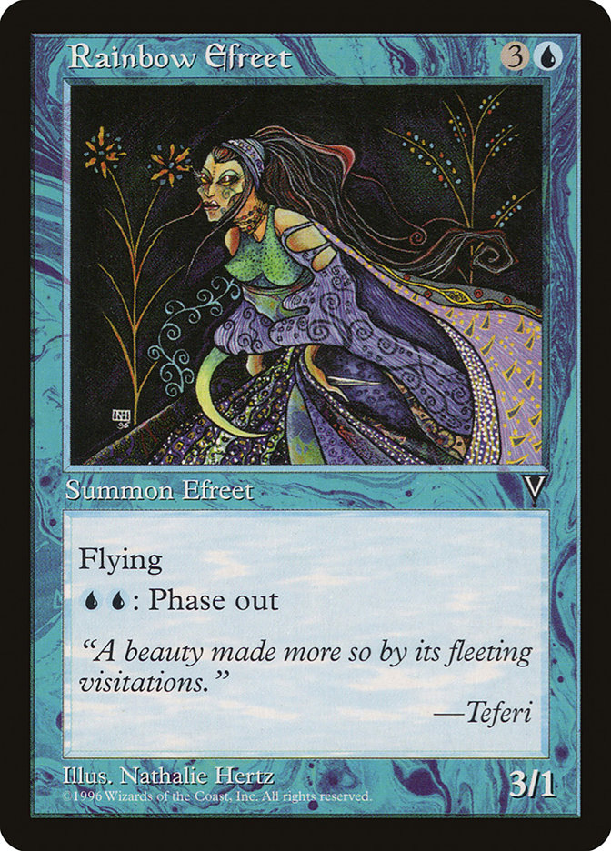 MTG: Visions: 041: Rainbow Efreet 
