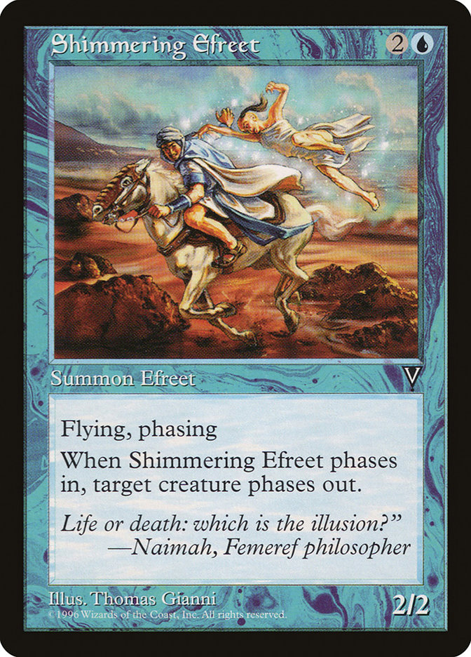 MTG: Visions: 042: Shimmering Efreet 