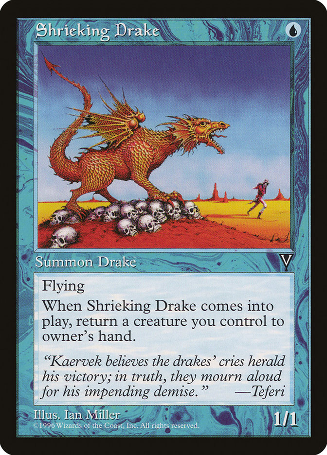 Magic: Visions: 043: Shrieking Drake 