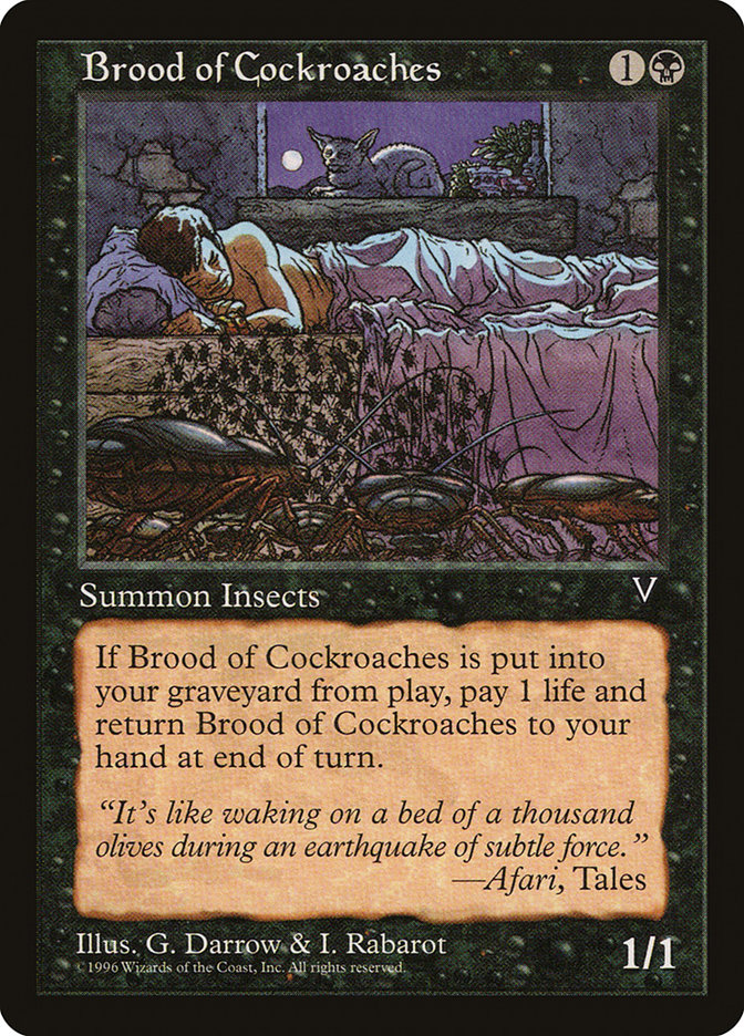 Magic: Visions: 053: Brood of Cockroaches 