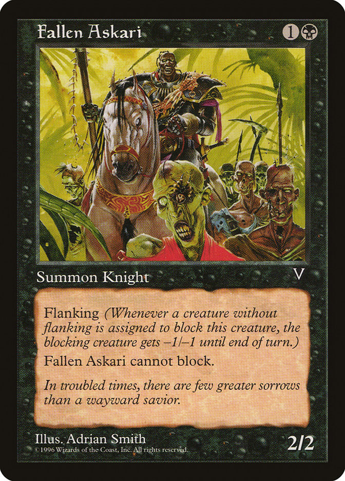 MTG: Visions: 059: Fallen Askari 