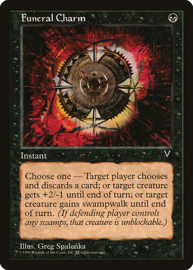 MTG: Visions: 061: Funeral Charm 