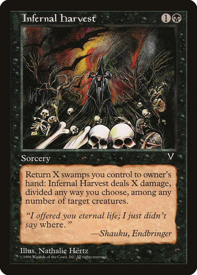 MTG: Visions: 062: Infernal Harvest 