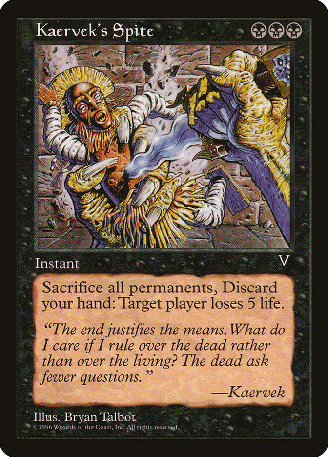 MTG: Visions: 063: Kaerveks Spite 