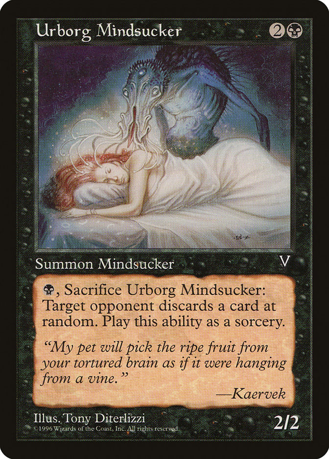 MTG: Visions: 071: Urborg Mindsucker 