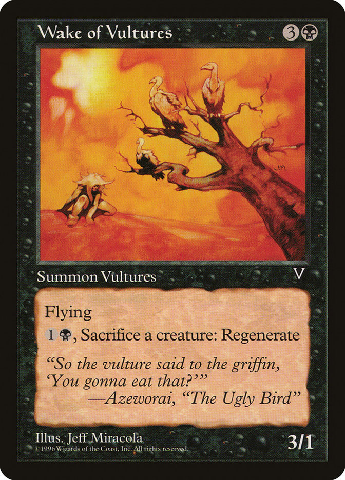 MTG: Visions: 074: Wake of Vultures 