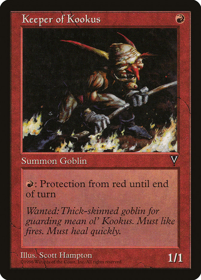 MTG: Visions: 085: Keeper of Kookus 