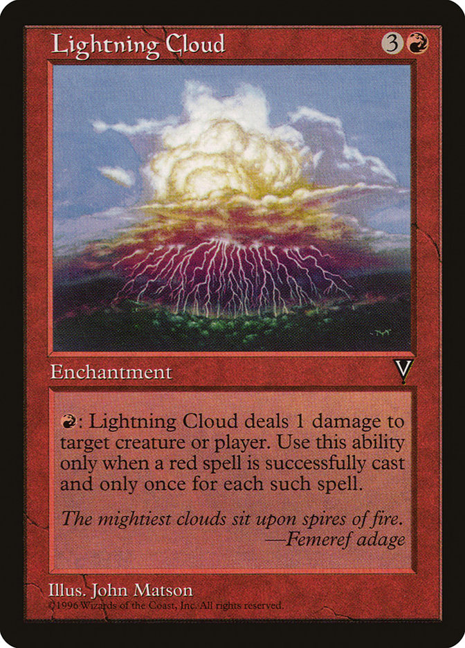 Magic: Visions: 087: Lightning Cloud 