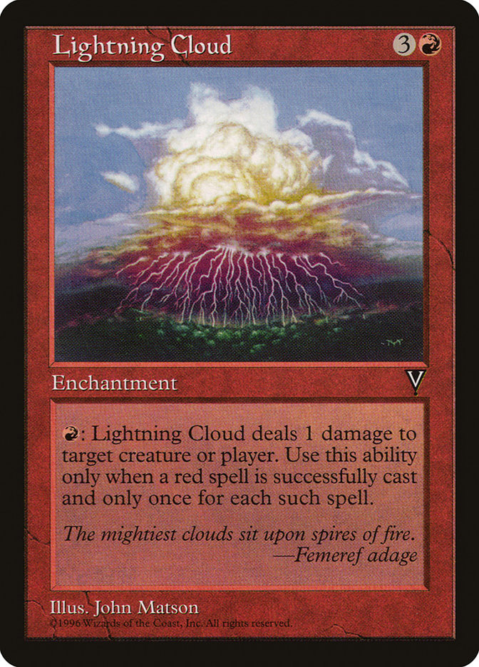 MTG: Visions: 087: Lightning Cloud 