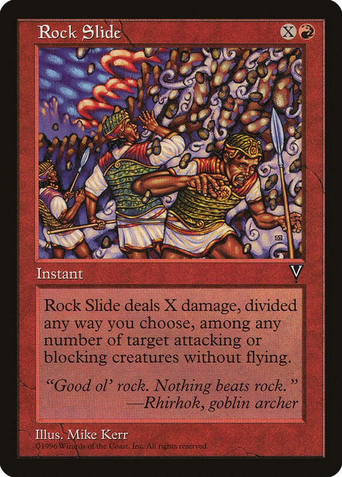 MTG: Visions: 092: Rock Slide 