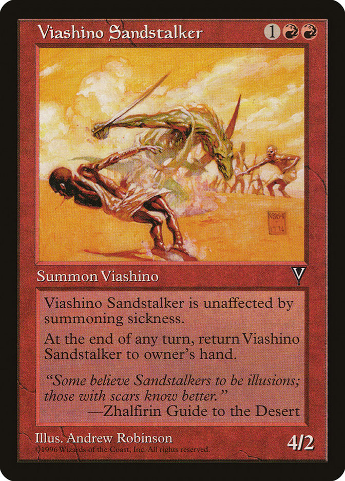 MTG: Visions: 100: Viashino Sandstalker 