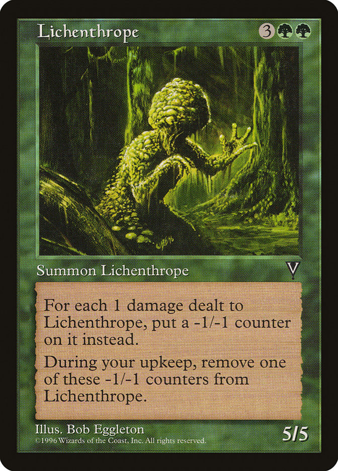 MTG: Visions: 112: Lichenthrope 