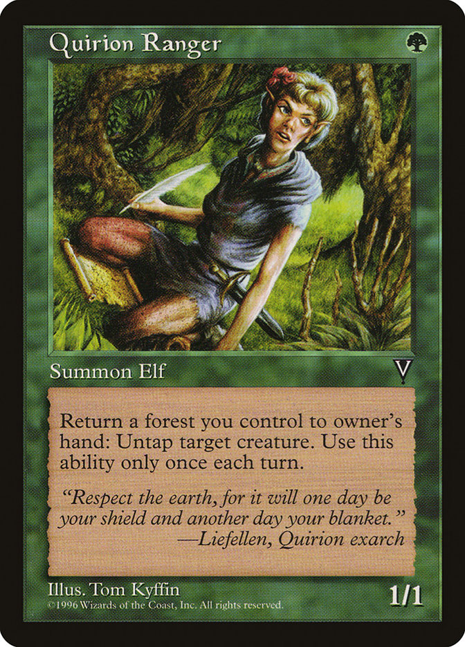 MTG: Visions: 117: Quirion Ranger 