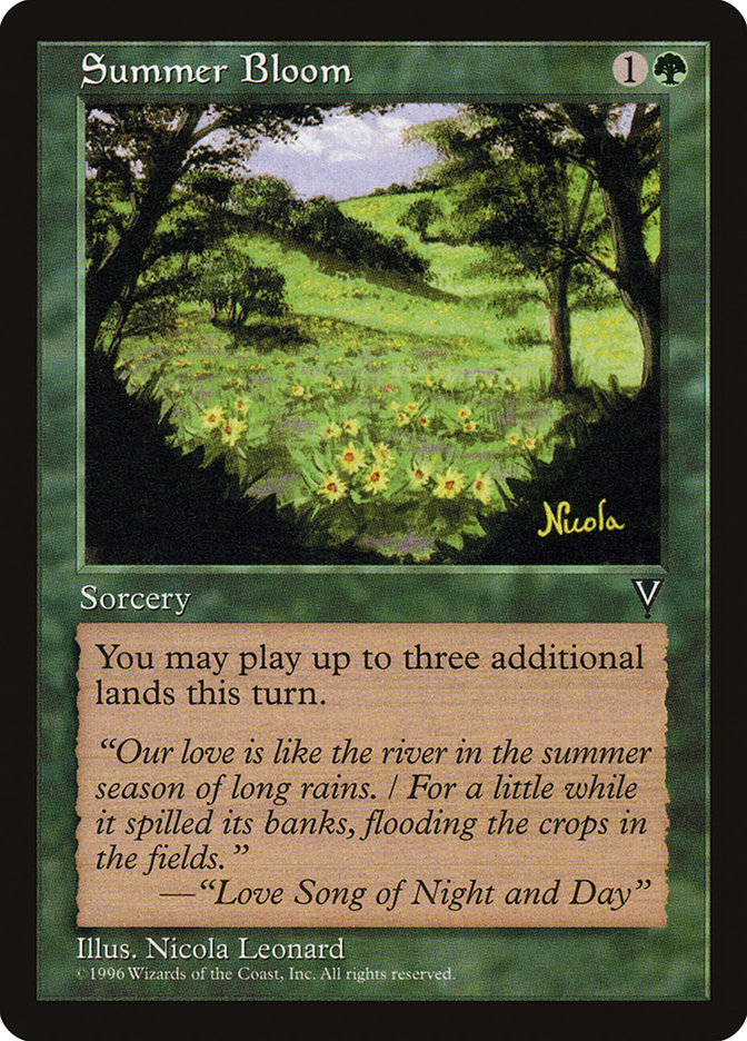 MTG: Visions: 122: Summer Bloom 