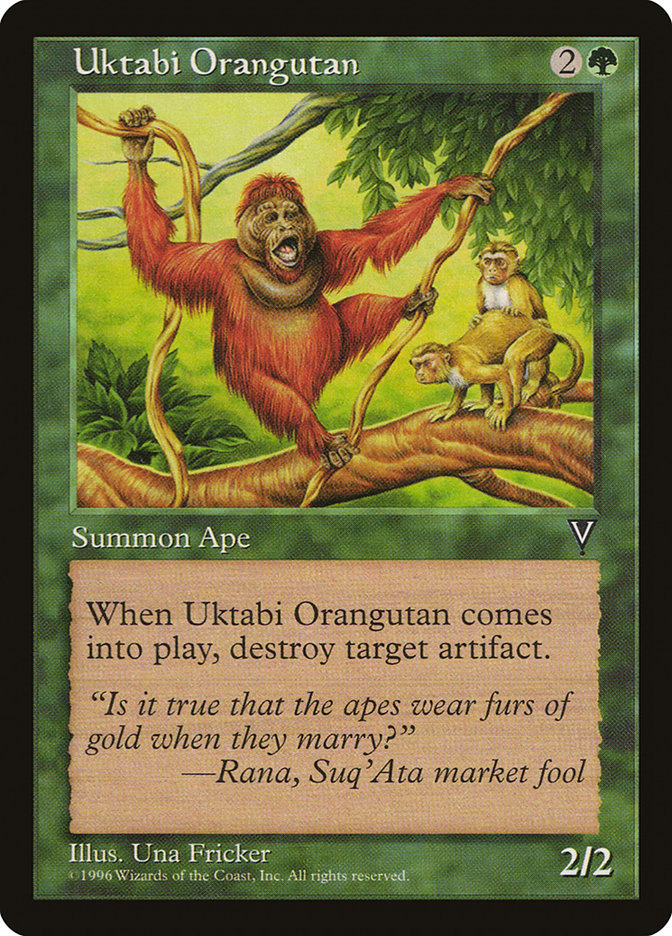 Magic: Visions: 123: Uktabi Orangutan 