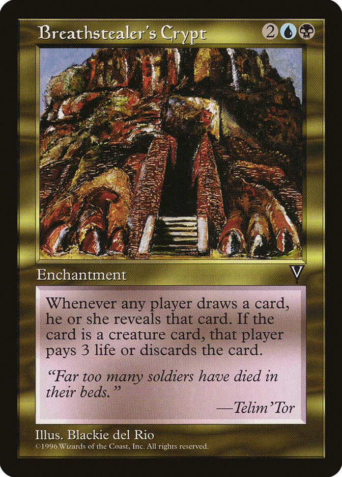 MTG: Visions: 127: Breathstealers Crypt 