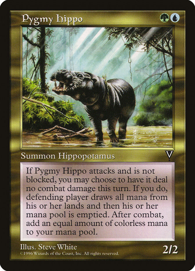 MTG: Visions: 133: Pygmy Hippo 