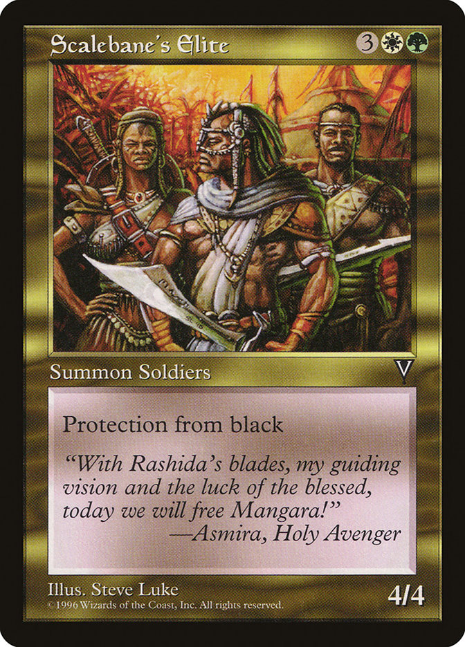 MTG: Visions: 135: Scalebanes Elite 