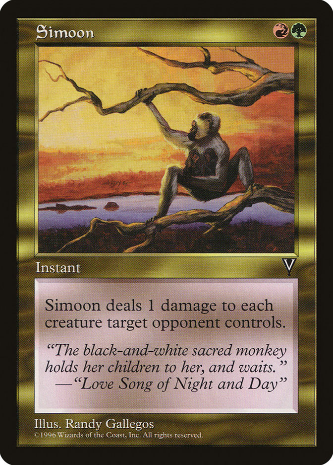 MTG: Visions: 136: Simoon 
