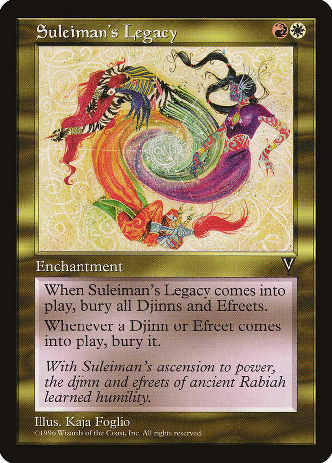 Magic: Visions: 138: Suleimans Legacy 