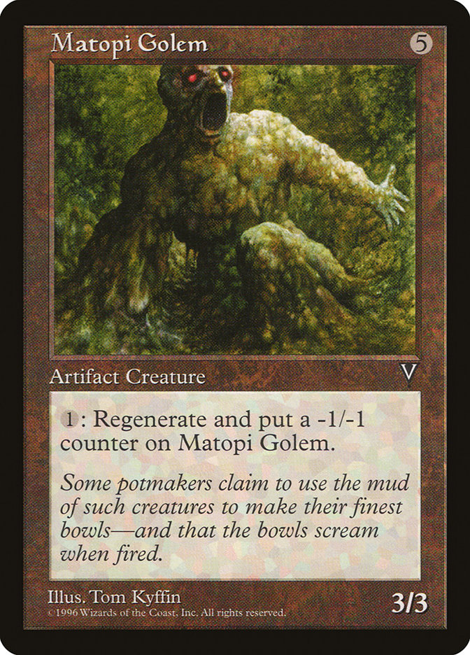 MTG: Visions: 150: Matopi Golem 
