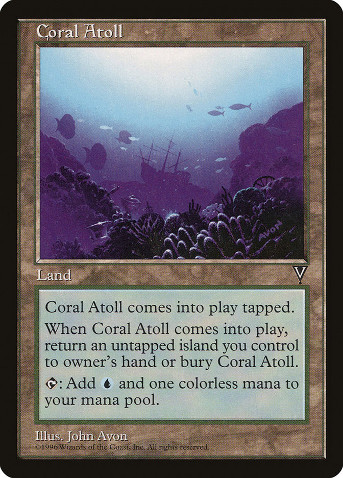 MTG: Visions: 160: Coral Atoll 