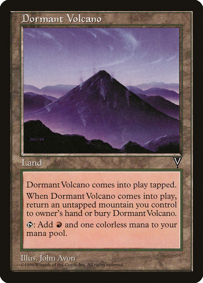Magic: Visions: 161: Dormant Volcano 
