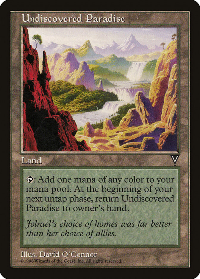 MTG: Visions: 167: Undiscovered Paradise 