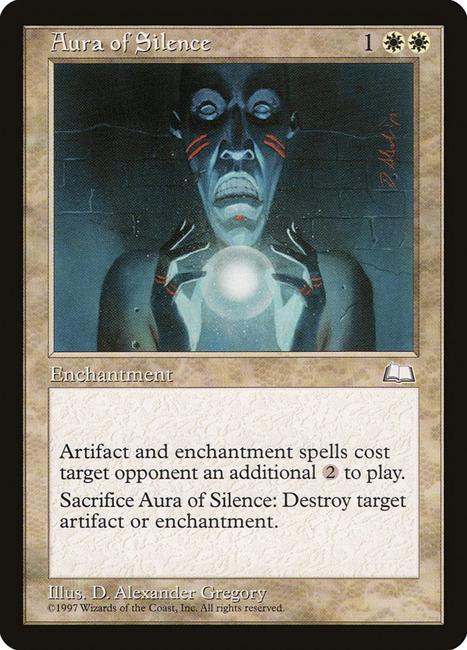 MTG: Weatherlight 007: Aura of Silence 