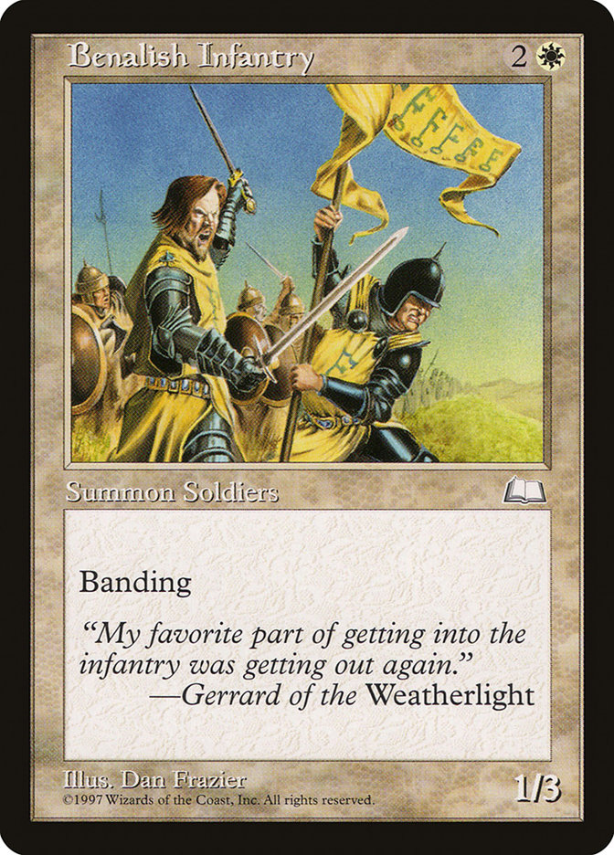 MTG: Weatherlight 008: Bernalish Infantry 
