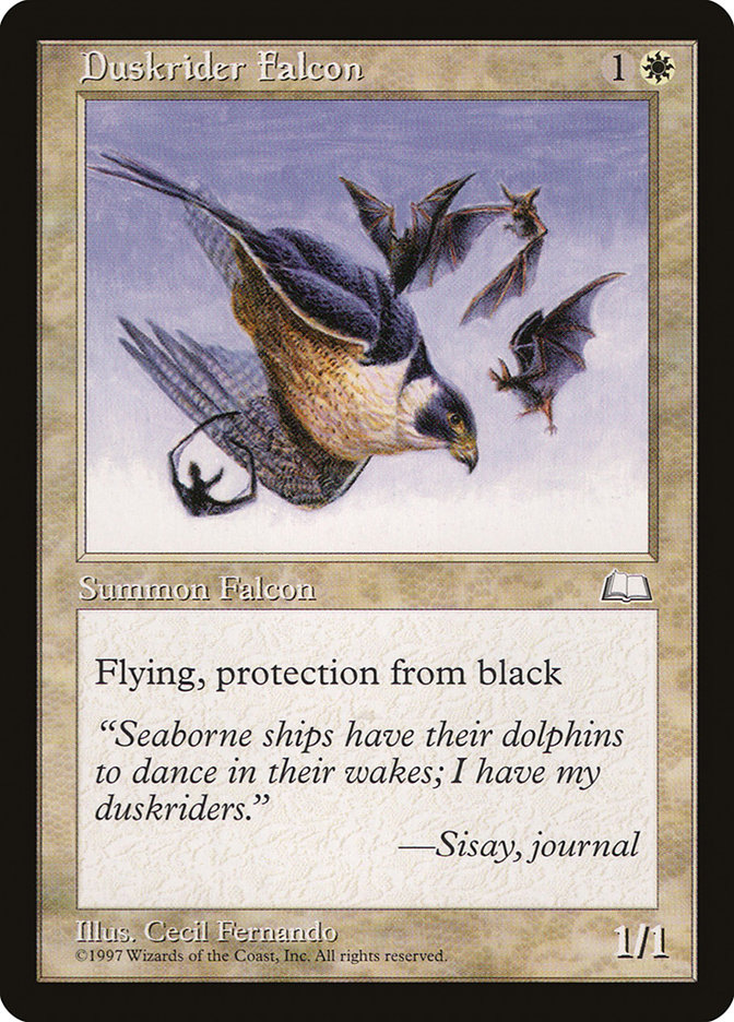 MTG: Weatherlight 012: Duskrider Falcon 