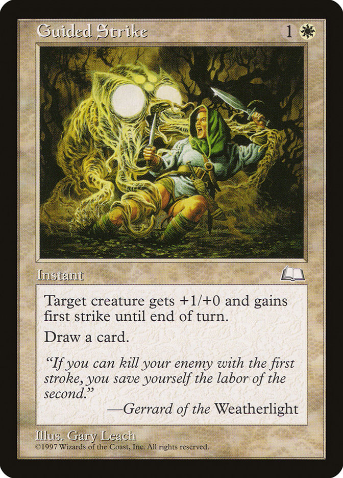 MTG: Weatherlight 016: Guided Strike 