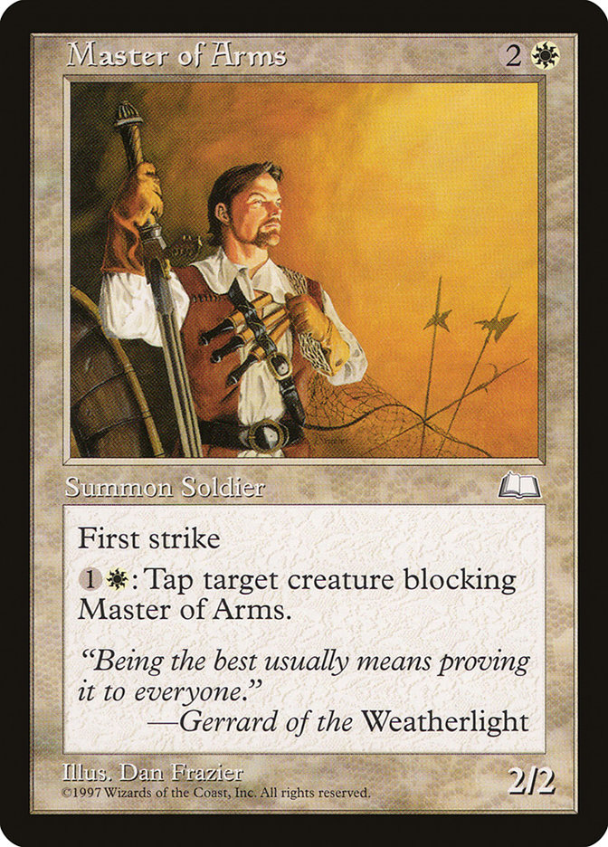 MTG: Weatherlight 020: Master of Arms 