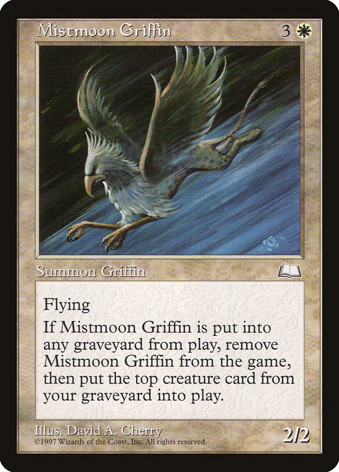 MTG: Weatherlight 021: Mistmoon Griffin 