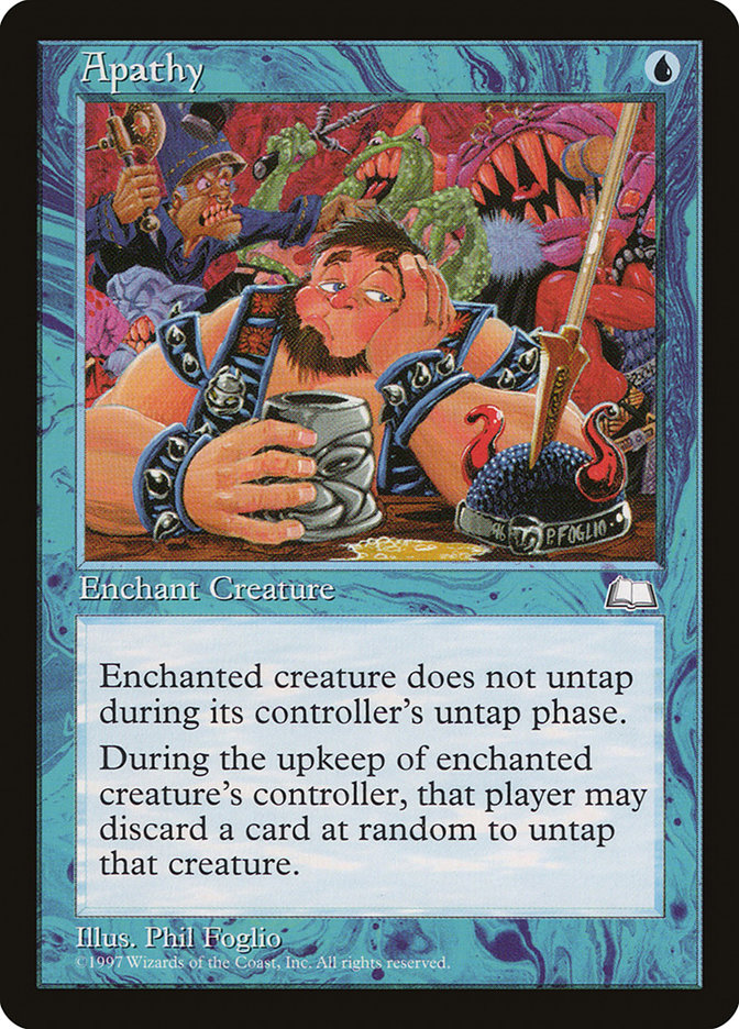 MTG: Weatherlight 033: Apathy 