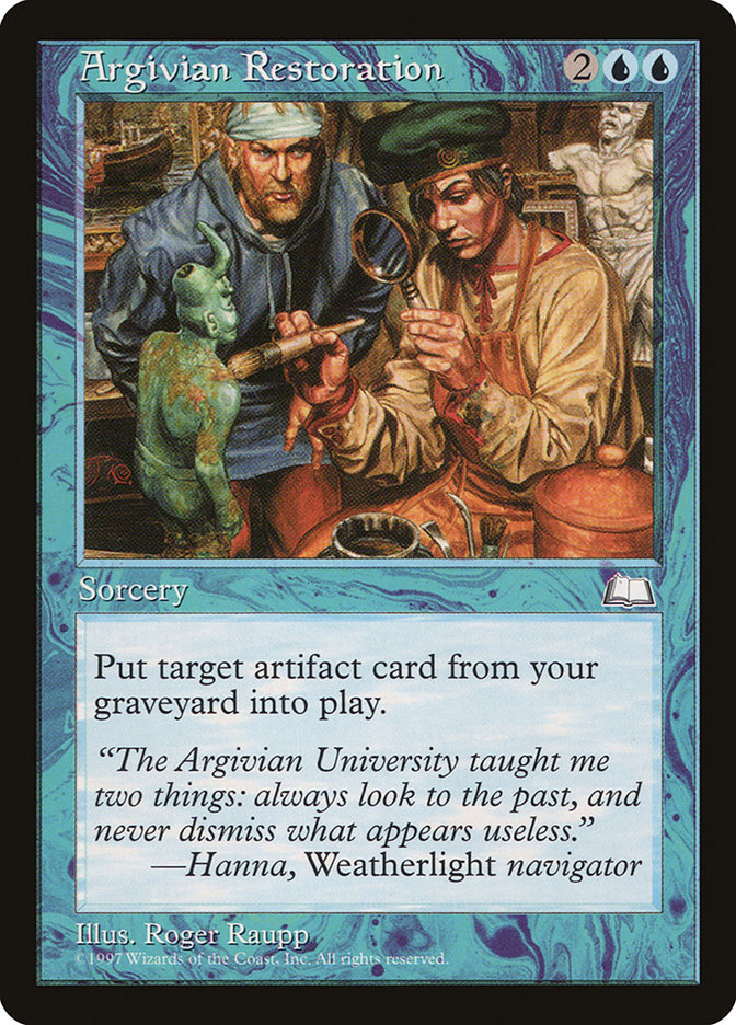 MTG: Weatherlight 034: Argivian Restoration 